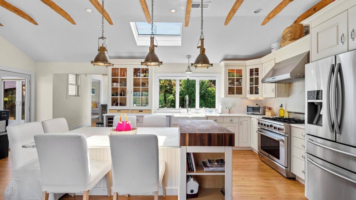 New Fairfield House | Spacious 4-BR house in lake community with beach access and swim-in-place spa.