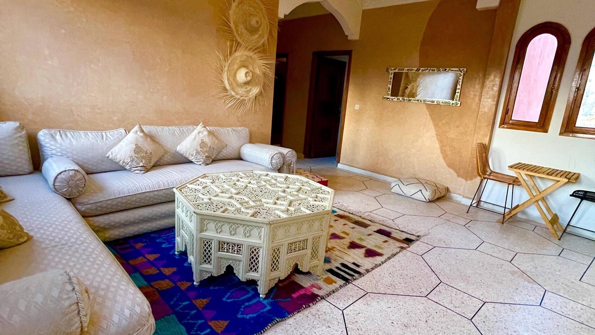 Aourir House | Spacious 5-bedroom house with jaccuzi and fitness Space , WiFi and more