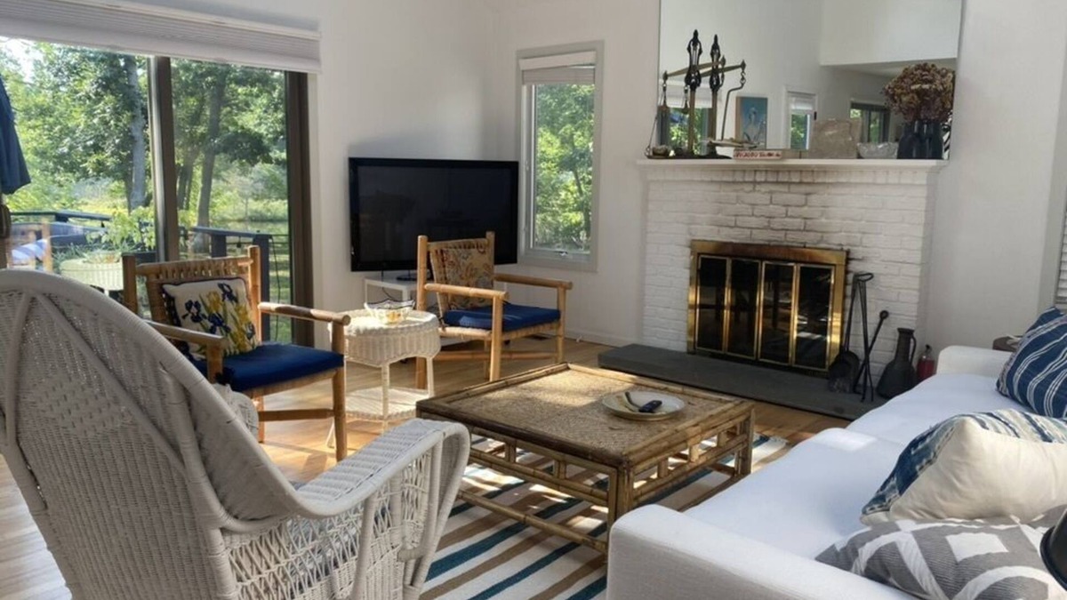 Sag Harbor House | Spacious, airy, quiet, newly renovated home on private wooded lot with pond