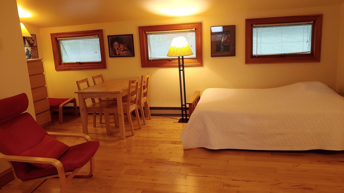 Hamilton Apartment | Spacious and comfortable, king bed and double futon sofa, kitchen, near 7 Oaks
