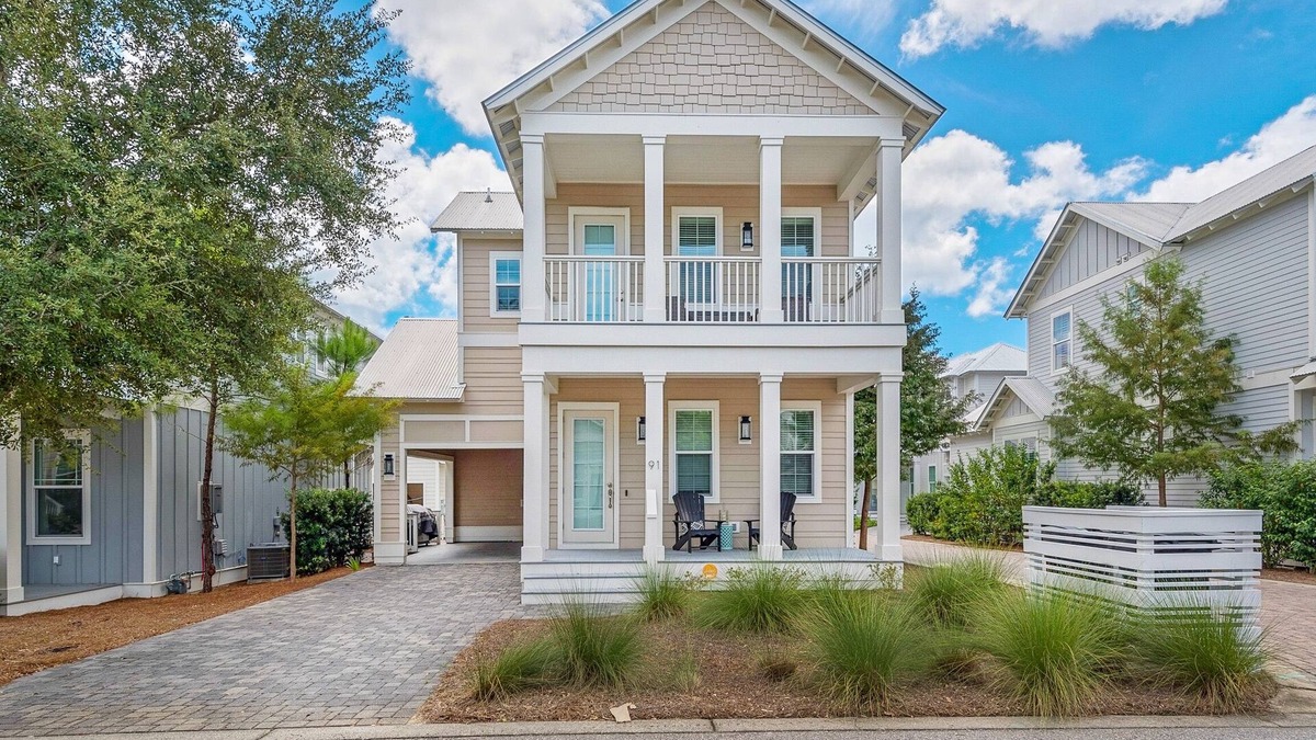 Grayton Beach House | ☀️Spacious Balcony-Luxury 30A-Bikes-Pool-Grayton 91