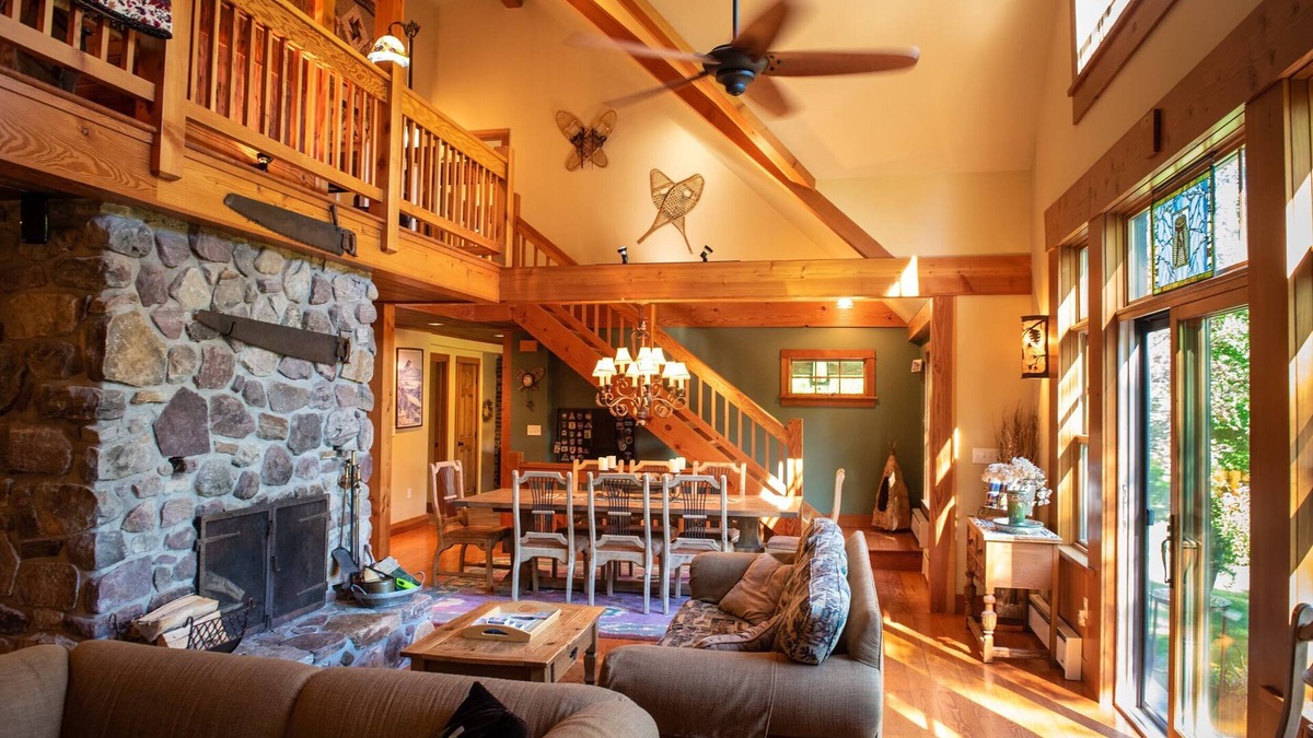 Lake Placid Cabin | Spacious & Comfortable! Walk to Town, Hot Tub, Best Value In Town-EV charger