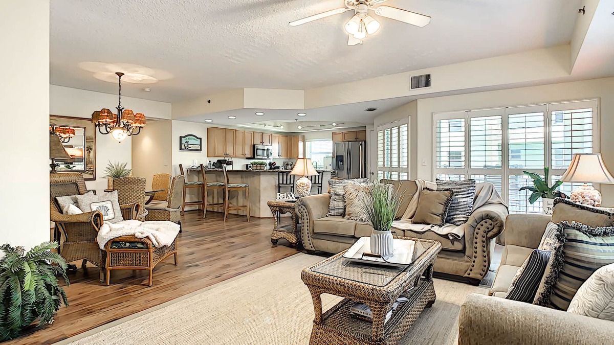 New Smyrna Beach Condo | Spacious Corner Condo | Balcony overlooking Nature preserve! OW10-307