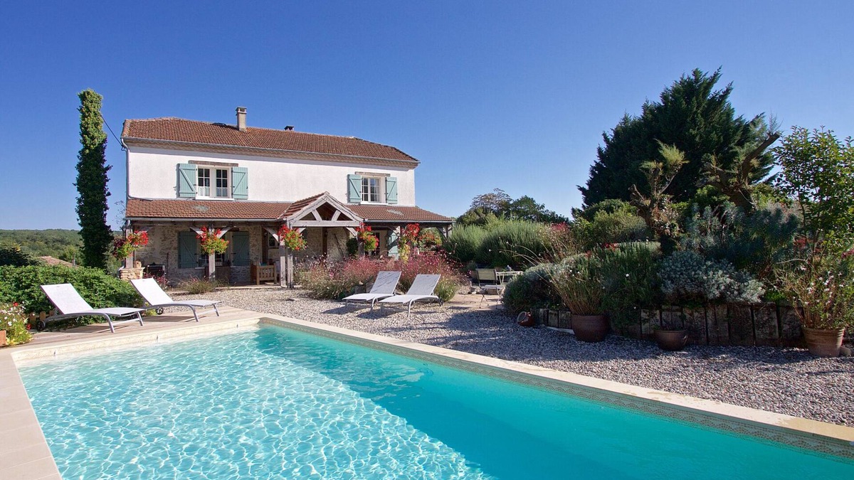 Bourlens Other | Spacious farmhouse with private heated pool, sleeping up to 8.