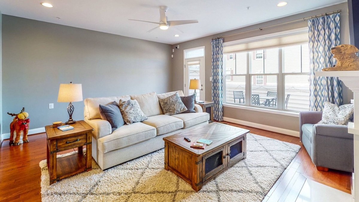 Frederick House | Spacious four-level home - office - dog-friendly