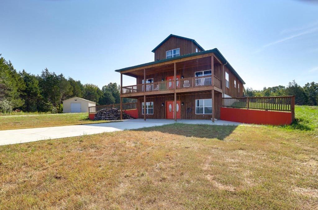 Grubville House | Spacious Franklin County Retreat on 80 Acres!