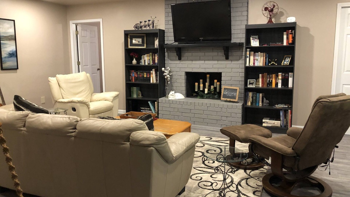 Russellville Apartment | Spacious handicapped accessible peaceful grotto in the enchanted forest.