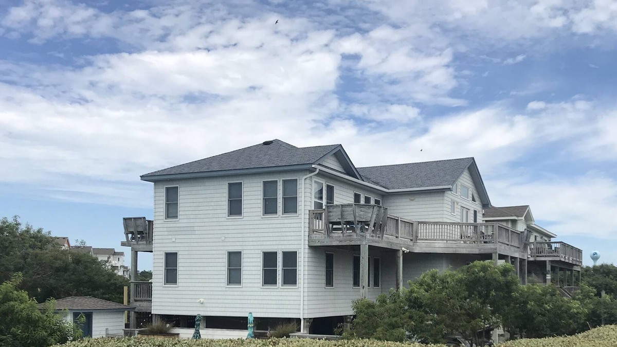 Ocean Sands House | Spacious home, heated Priv saltwater pool, cabana, volley ball, game room, views
