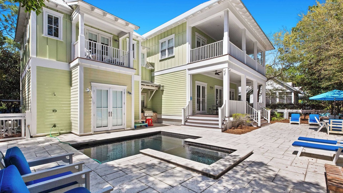 Forest District House | Spacious Home with Pool, Golf Cart, and More. 2 Minutes to Camp Watercolor