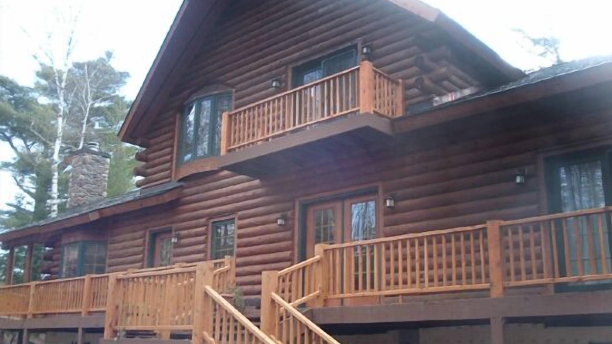 Lake Clear House | Spacious Log Home on Secluded waterfront property
