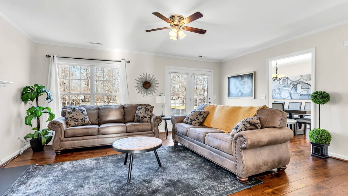 Winston - Salem House | Spacious Luxe Stay w/Yard, Wi-Fi & Smart TVs