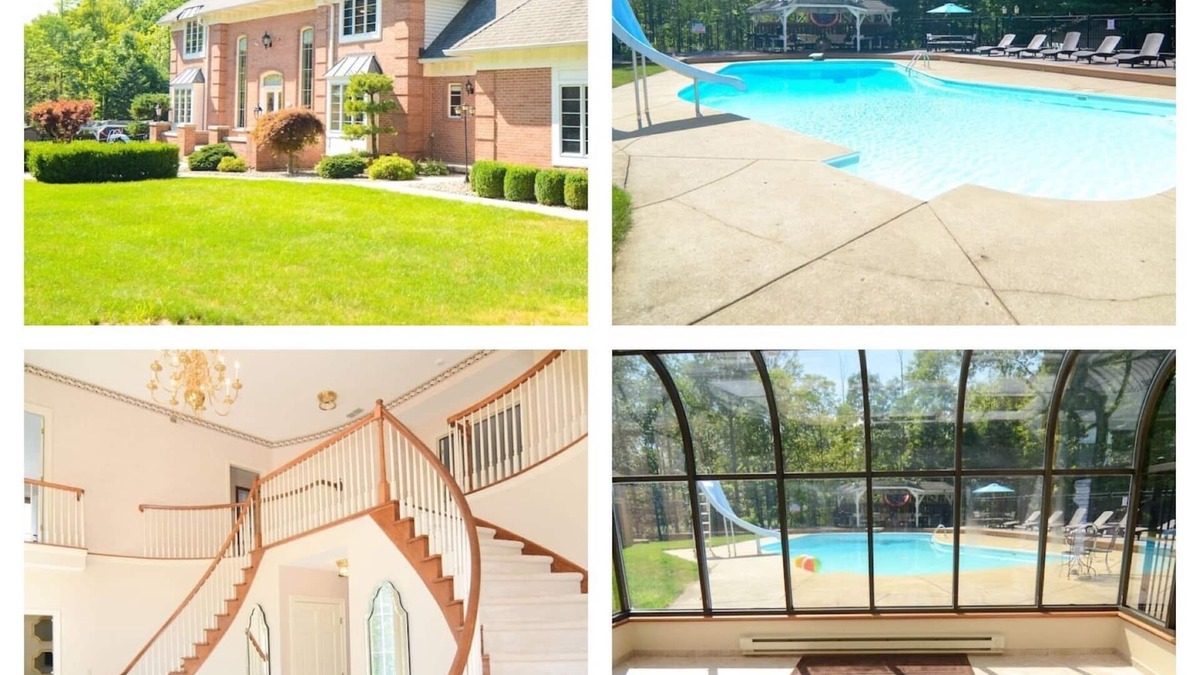 Hudson Villa | Spacious mansion with Pool Movie Theater Hot Tub near ski resort national park.