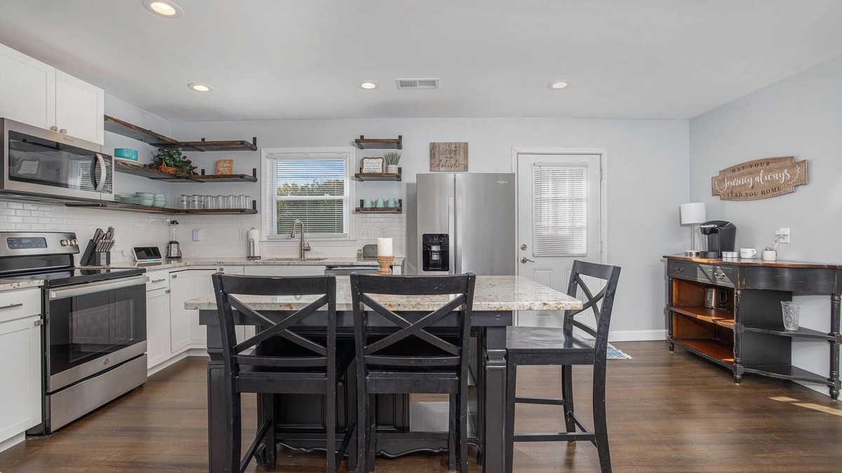 Stallings House | Spacious Matthews Getaway | Large Patio, Parking
