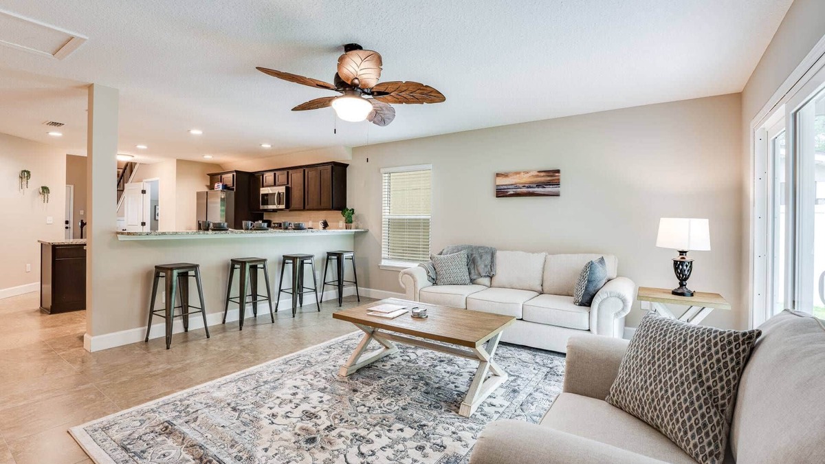 Doctors Inlet House | Spacious Orange Park Townhome |Main Level King Suite |Dogs Ok |Garage Parking |Open Concept |Cable