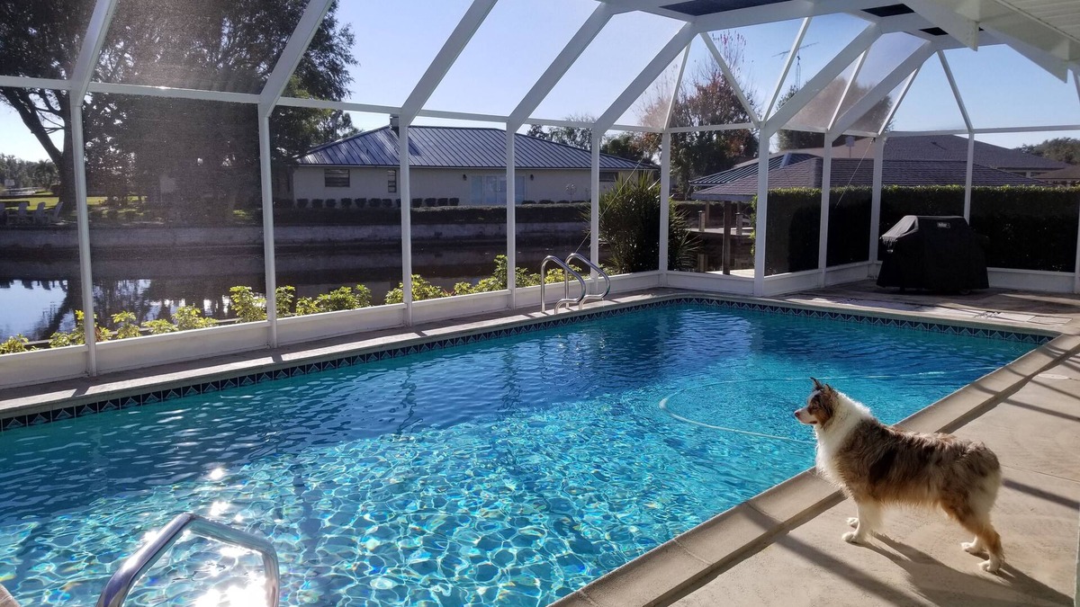 Lake Placid House | Spacious pool home on corner canal lot to Lake June
