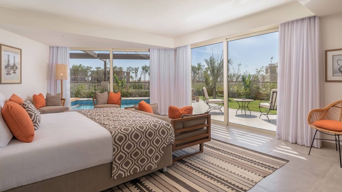 Soma Bay Hotel | Spacious Royal-Style Stay | Private Pool, Lounge Area & Peaceful Views
