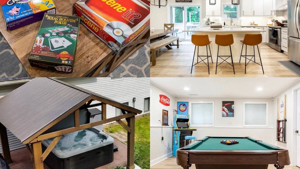 Geyser Crest House | Spacious Saratoga 5BR Hot Tub Retreat