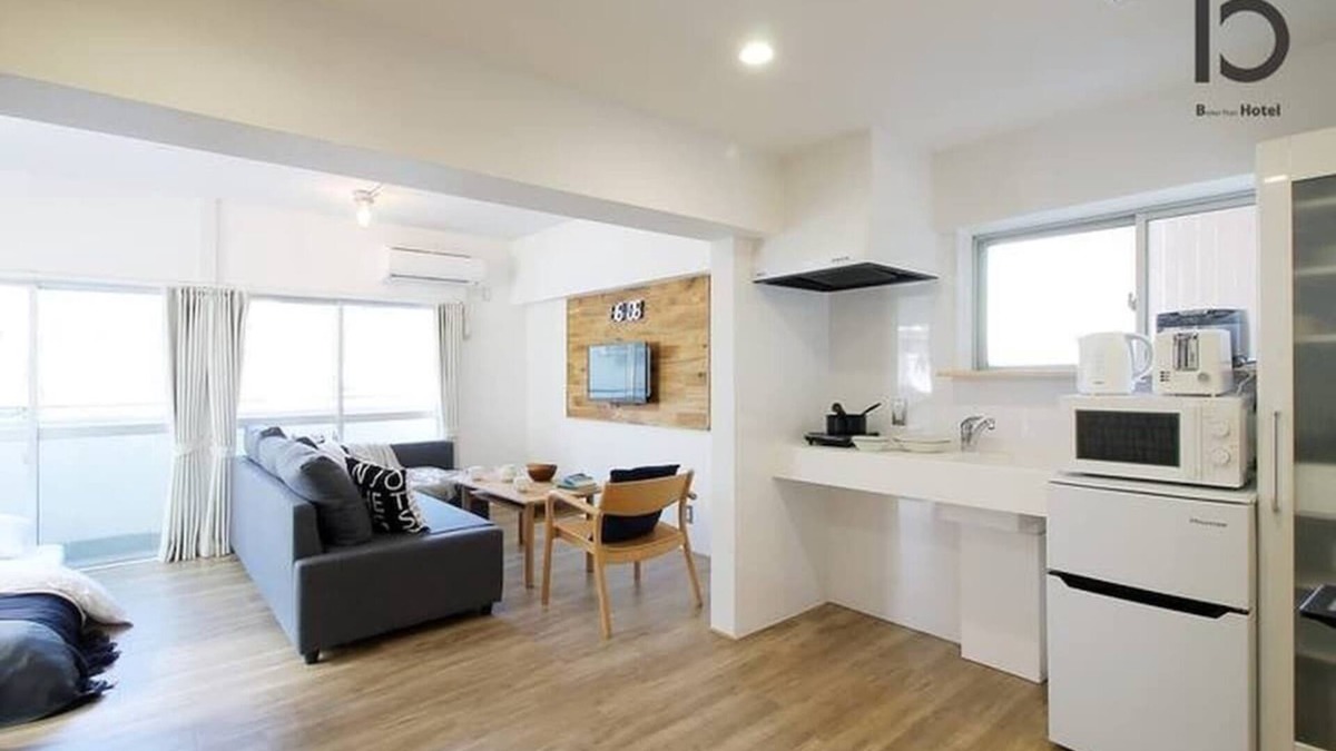 Hiroshima City Centre Apartment | Spacious Studio Apt for 4ppl Close to Peace Park