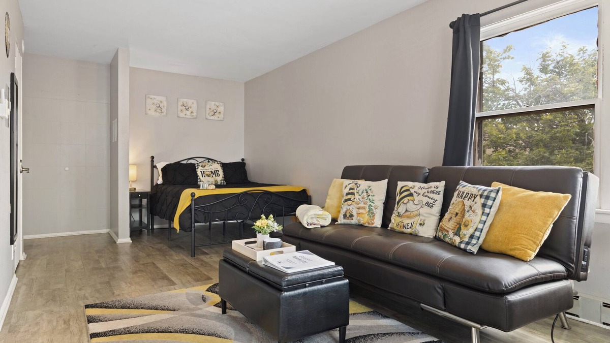 Aurora Apartment | Spacious Studio Apt/Sleeps 2/Extendedstays/Work or Vacation/FREE Wifi & Parking