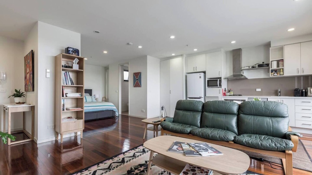 Brunswick Apartment | Spacious Studio with Balcony in Eclectic Brunswick