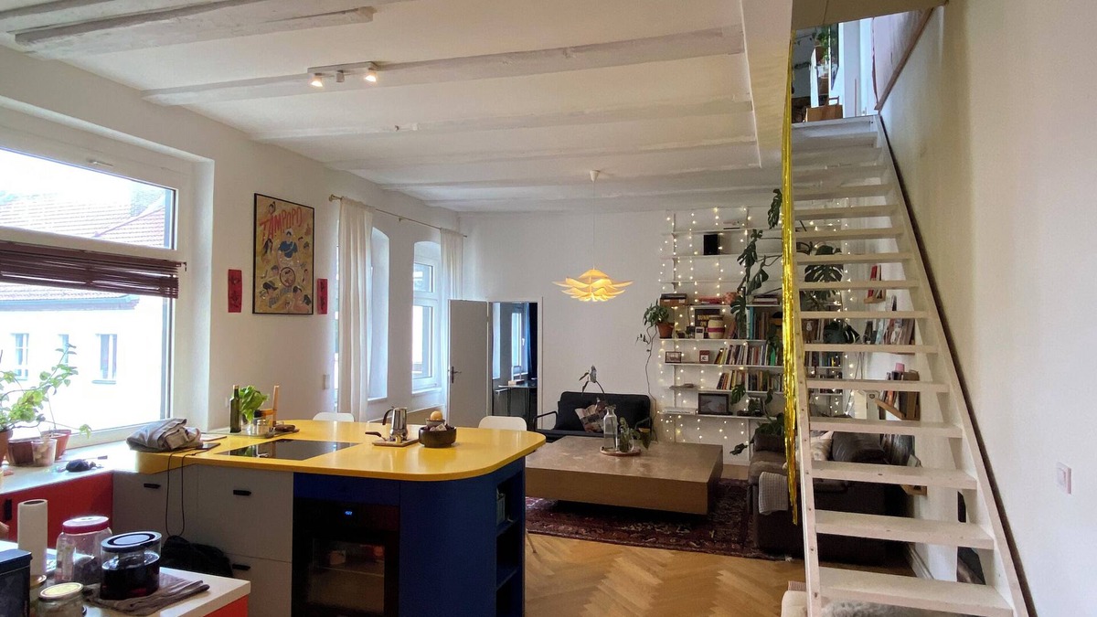 Schillerkiez Apartment | Spacious Sunny Loft Duplex Apartment in Schillerkiez Berlin