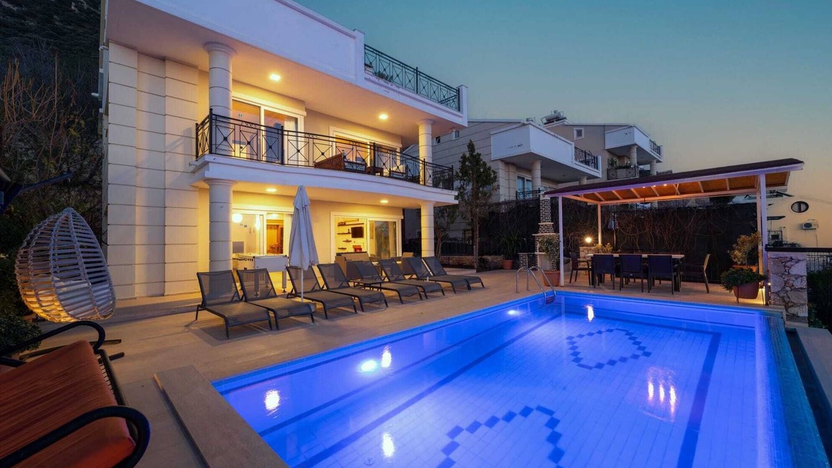 Kalkan Villa | Spacious Villa for 8 with Stunning Sea Views in Kiziltas, Kalkan