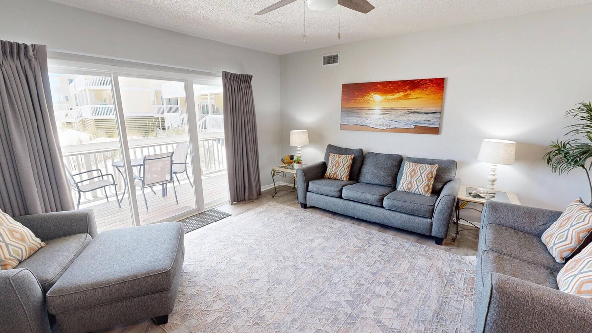 Holiday Isle Condo | SPC 1149 - Dog Friendly Gulf Front 2 BR with Free Seasonal Bch Service for 2