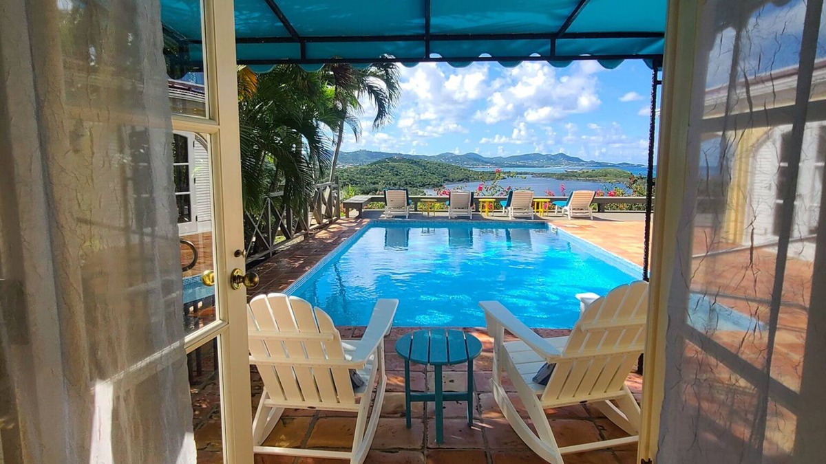 Estate Boetzberg House | Spectacular Hilltop Home, Views Of Caribbean Sea, Altona Lagoon & North Shore!