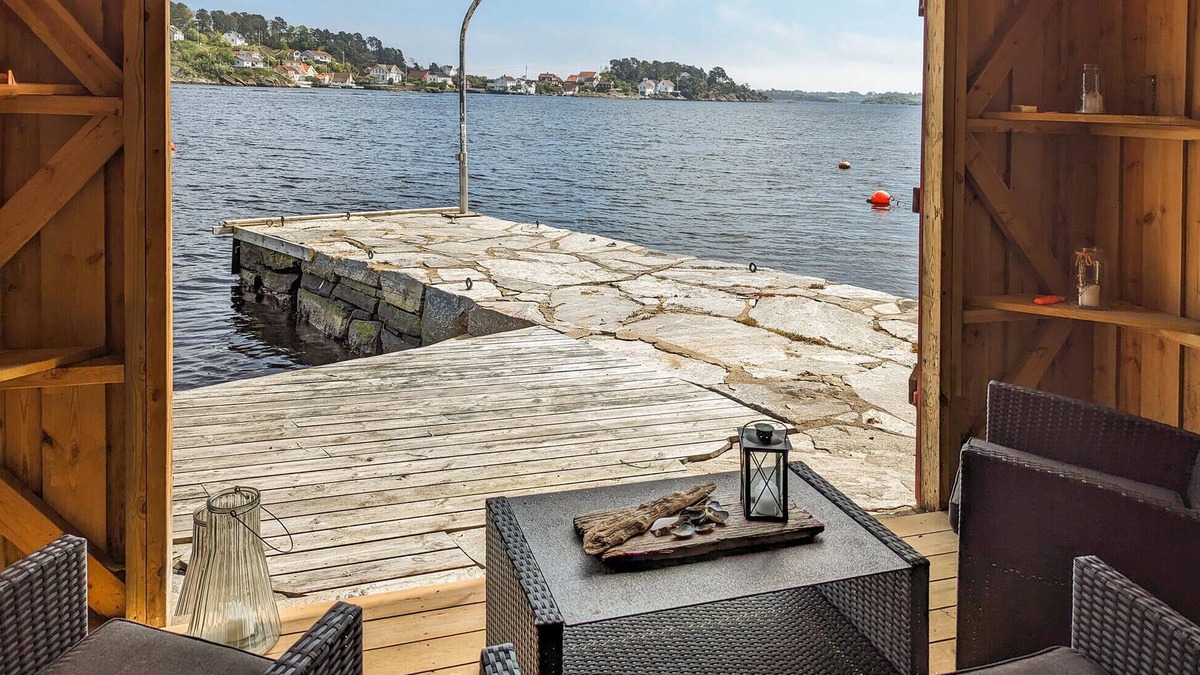 Kolbjørnsvik House | Spend an undisturbed vacation in this vacation home with a view of the fjord.