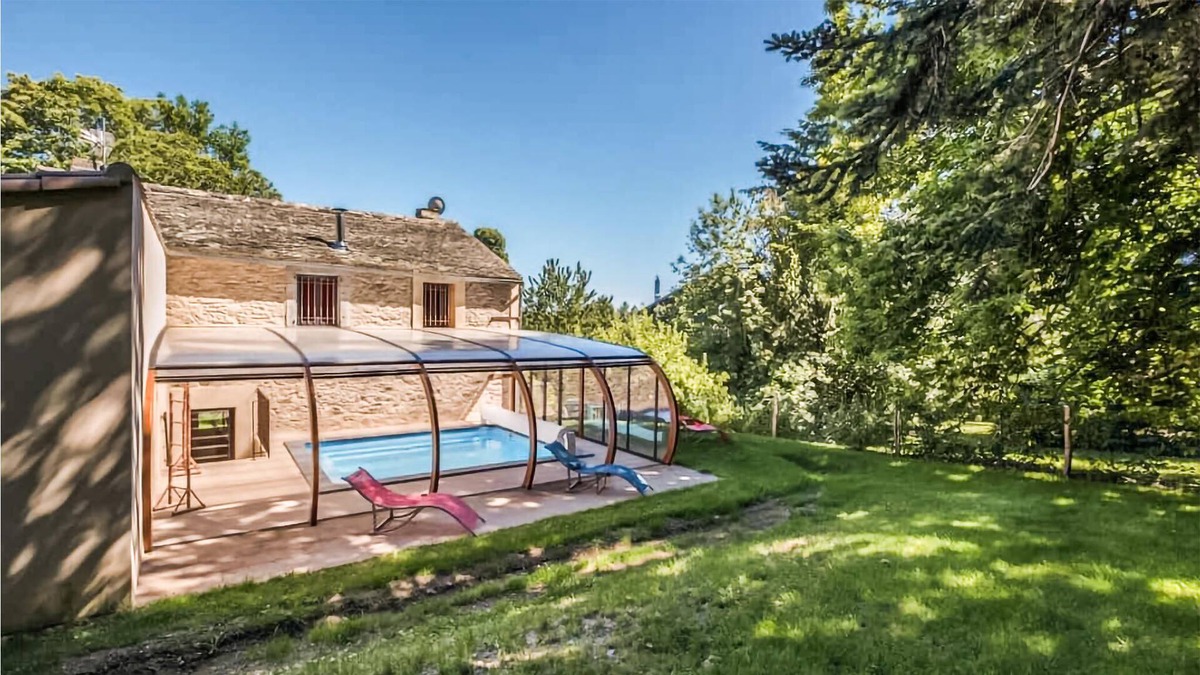 Fontiers-Cabardes House | Spend an unforgettable vacation in this large stone house with indoor pool.