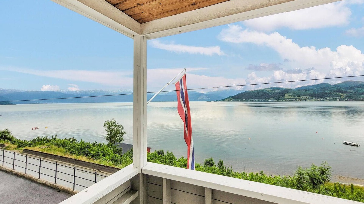 Oystese House | Spend an unforgettable vacation by the fjord in this comfortable vacation home.