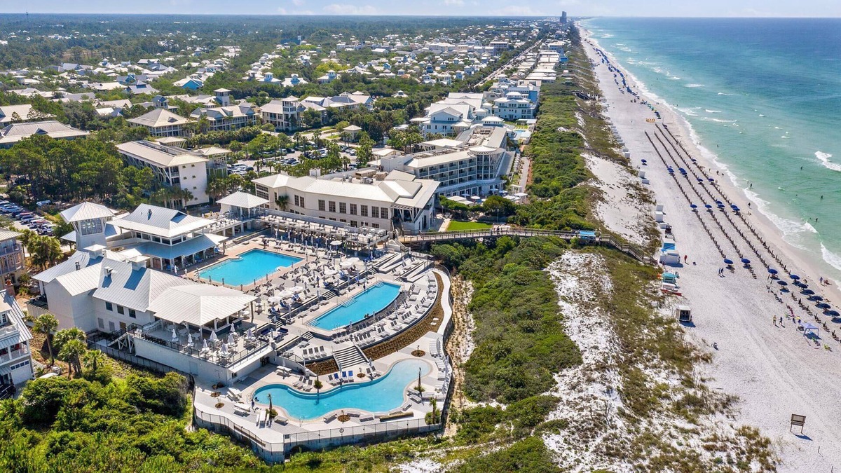 Beach District Condo | Spend Fall With Us! Short Walk to Beach Club! Views of Western Lake! Outdoor Porch Space!