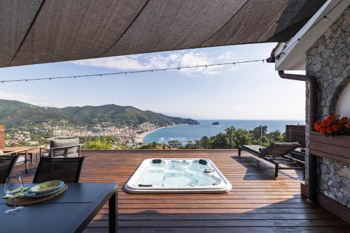 Noli House | Spettacolare vista isola Terrazza e idromassaggio