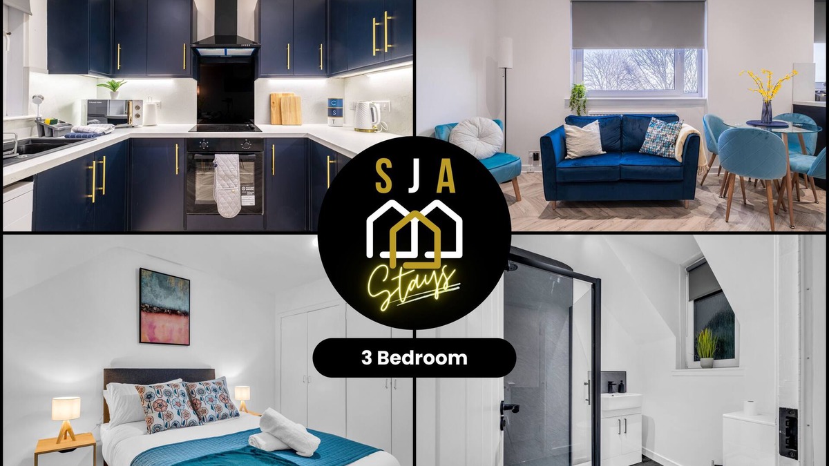 Central Aberdeen Apartment | Spital Stay - SJA Stays - Luxury 3 Bed Apartment