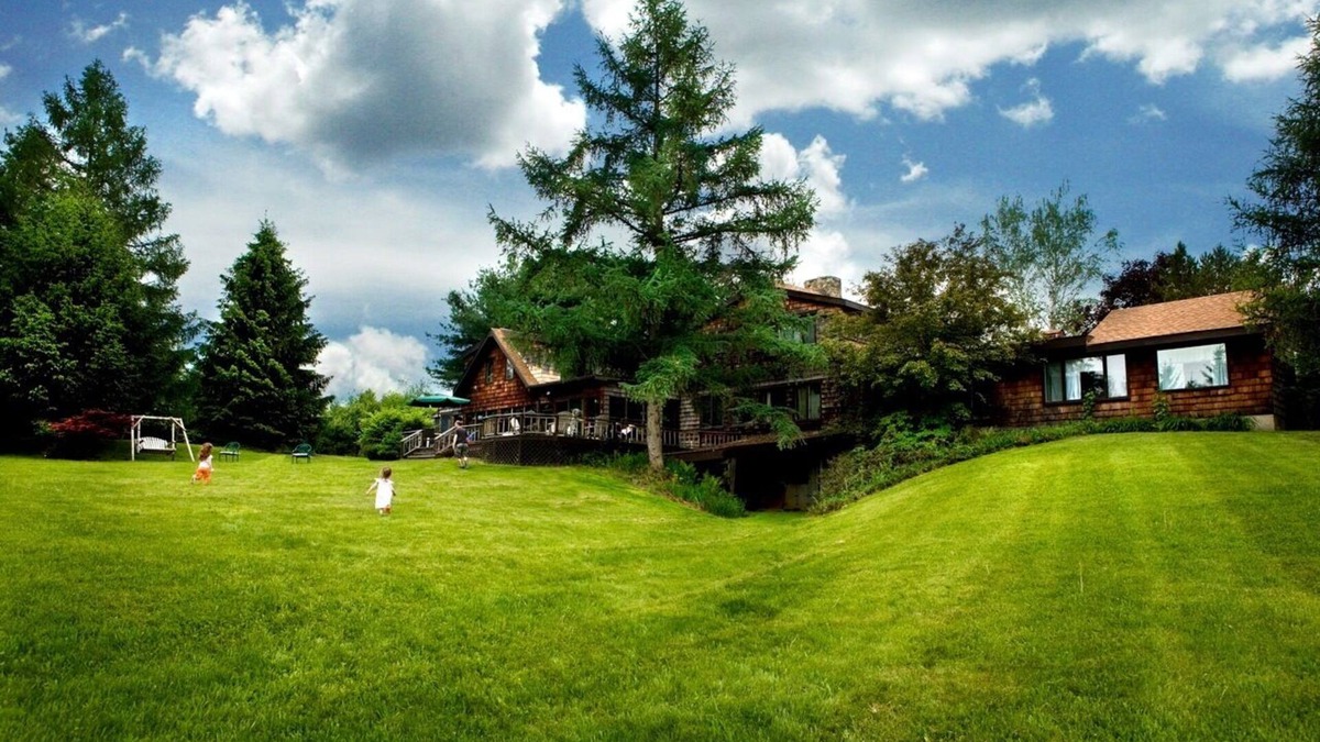 Valatie House | Sprawling, Rustic Country Estate with Spring-Fed Swim Pond & Tennis Ct