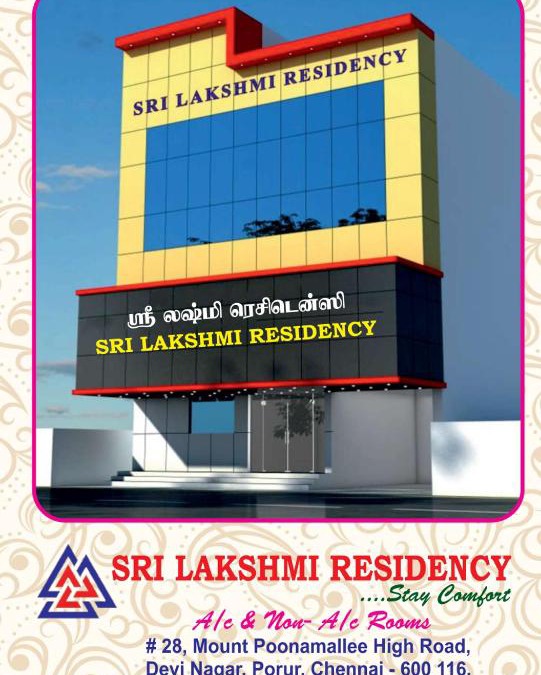 Porur Apartment | Sri Lakshmi Residency