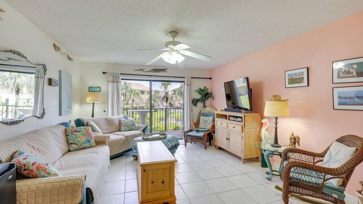 Crescent Beach Condo | St Augustine Resort Condo - Walk to Crescent Beach
