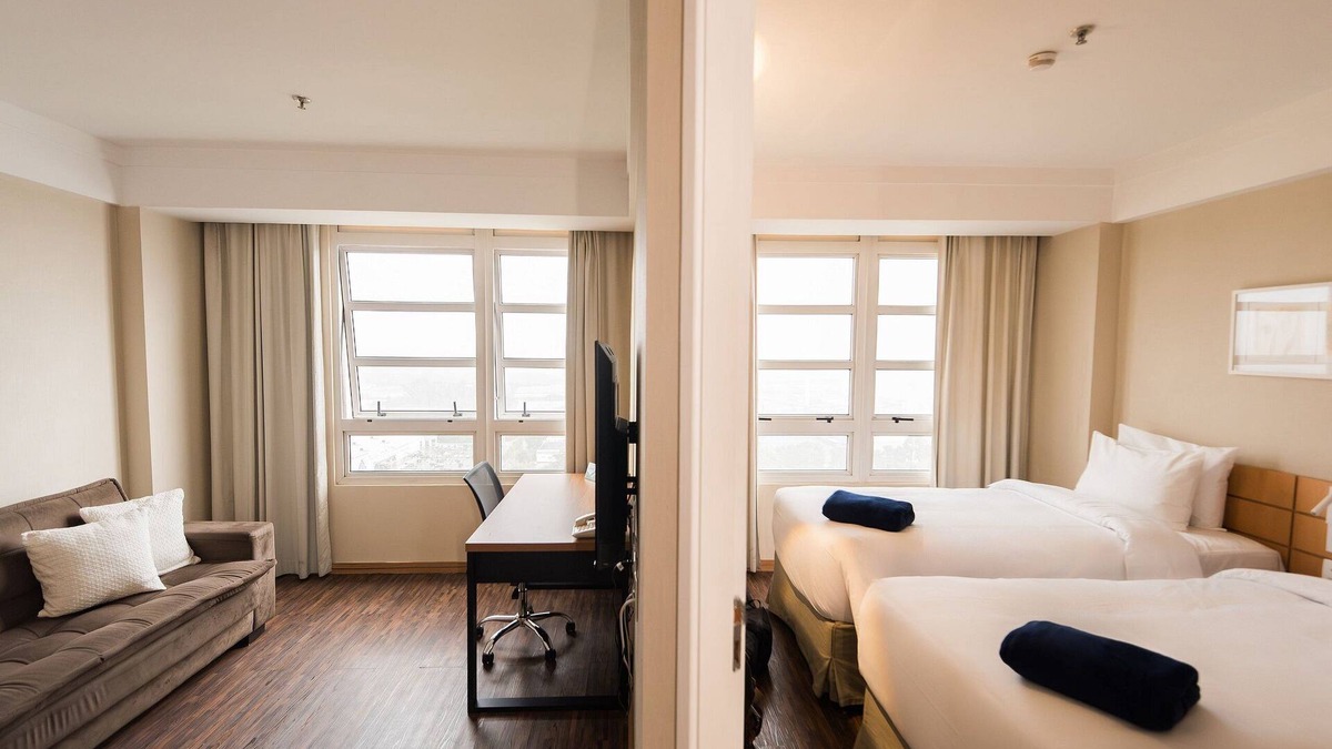 Guarulhos City Centre Apartment | Standard apartment 2 single beds