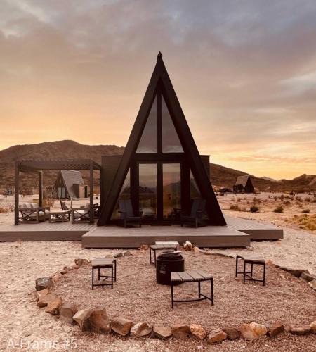 Study Butte-Terlingua House | Stardust Big Bend Luxury A-Frame#5 great views