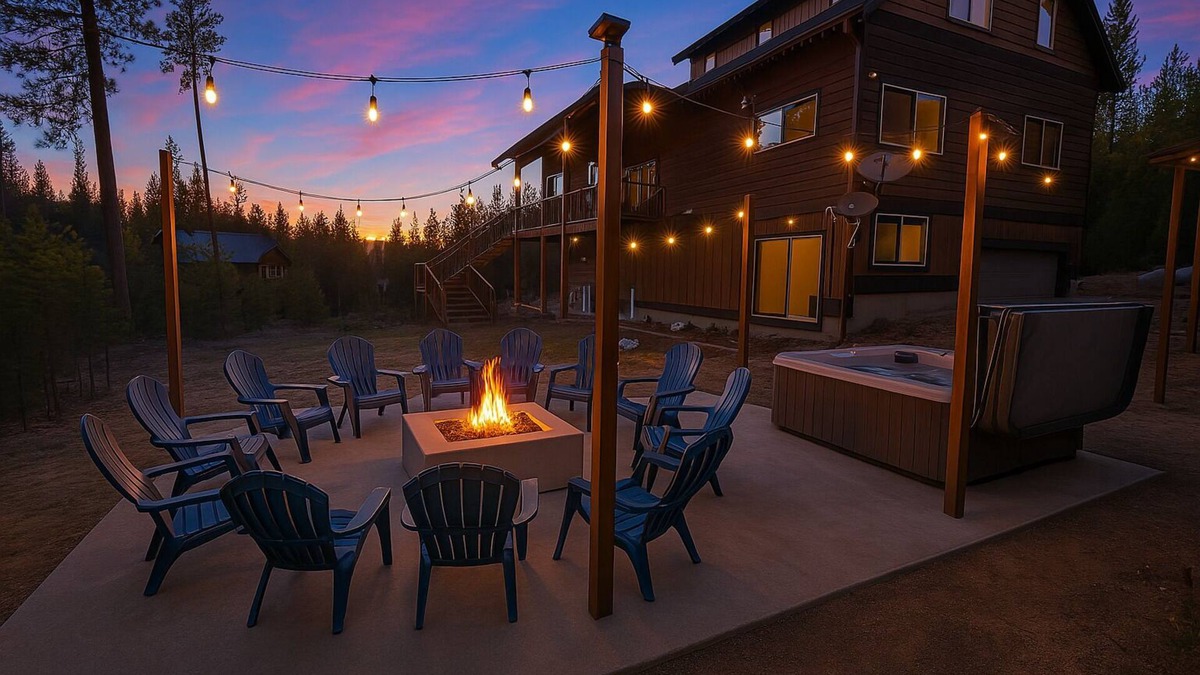 Crescent Ski Chalet | Stargazing~LuxuryChalet~MinstoWillamettePass~Theater~Arcade~CraterLake~3KingBeds