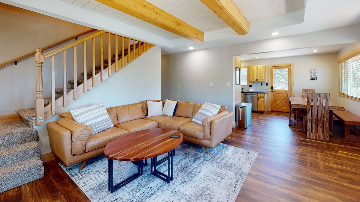 Upper Kingsbury House | Stateline Stunner | House in Stateline with wraparound deck, fireplace, grill