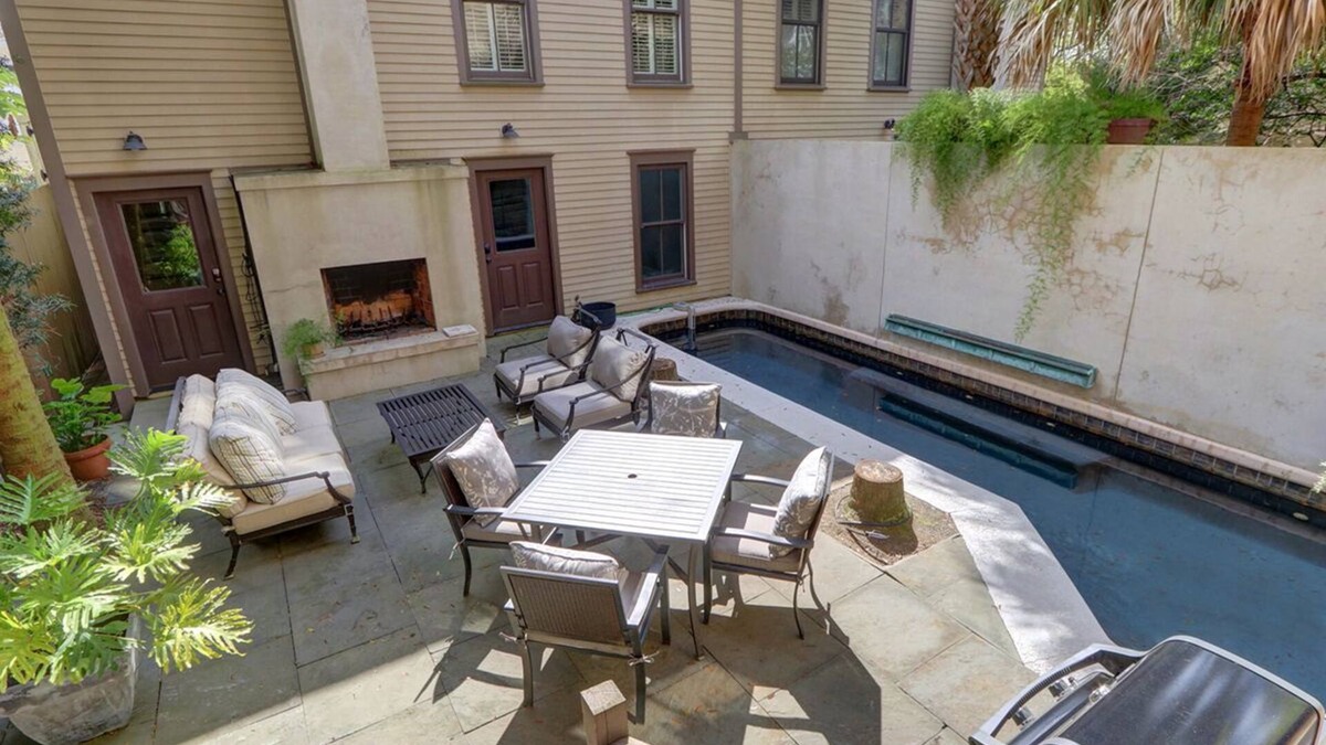 Beach Institute House | Stately Savannah Home w/Saltwater Pool
