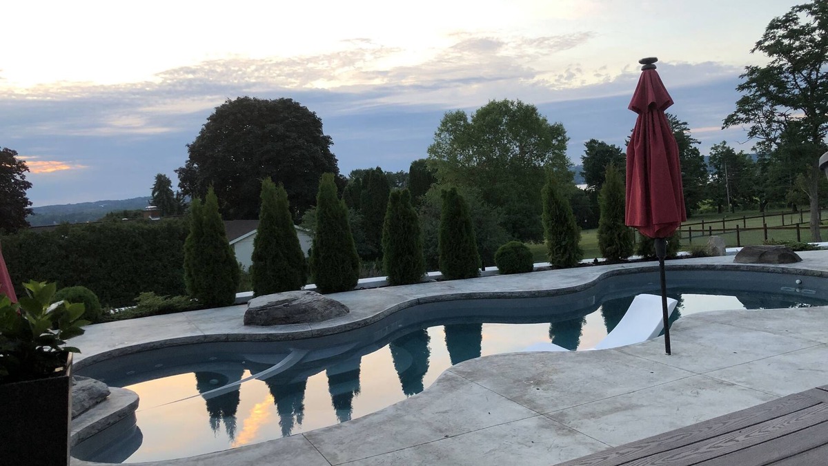 Skaneateles House | Stay in your own, private resort. 4 br with heated pool, hot tub and lake views!