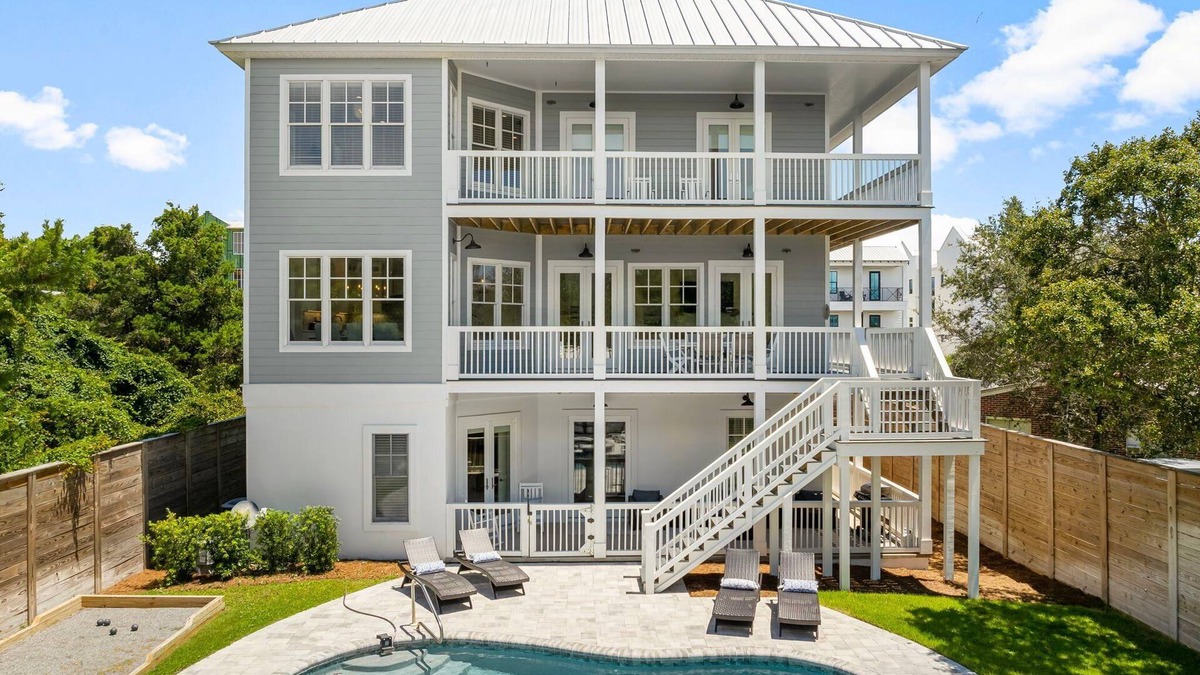 Inlet Beach House | Stay on 30A: Paradiso Del Mar, Gulf View- Private Pool!