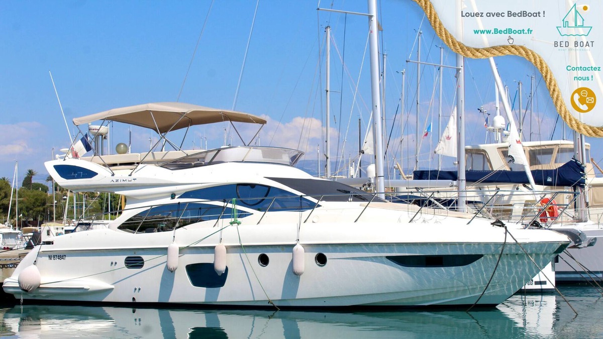 Antibes City Centre Boat Rental | Stay on an elegant Yacht