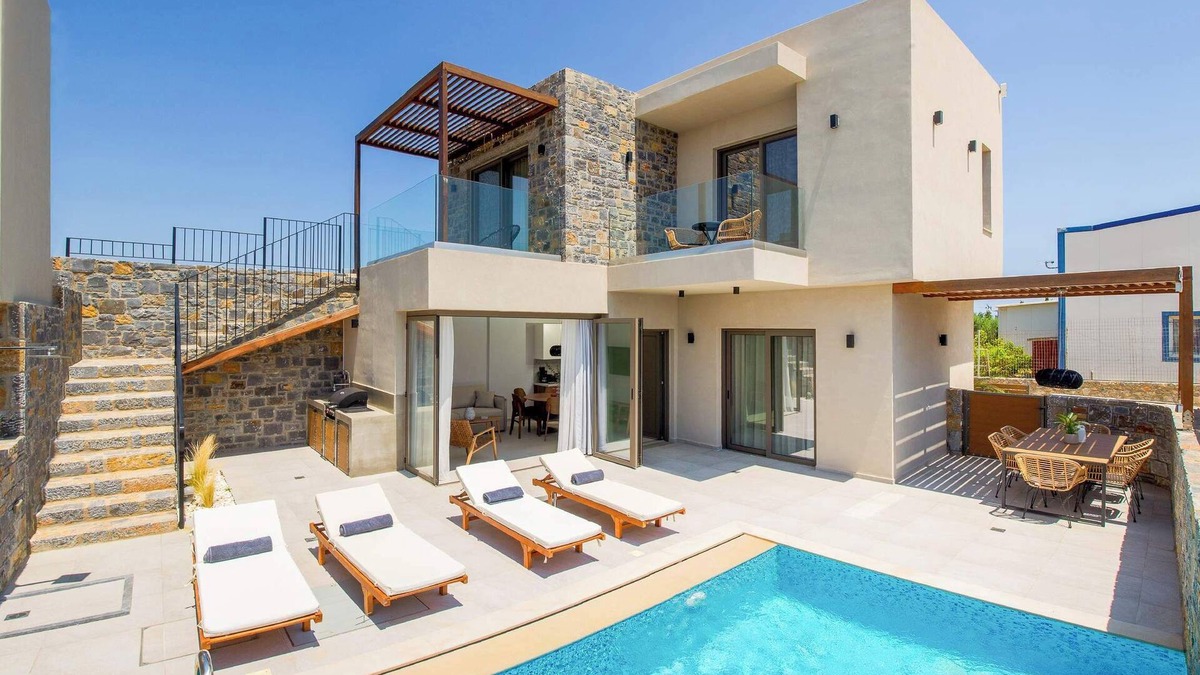 Anopolis Villa | Stefi Deluxe Villas - Iris Private Pool Retreat
