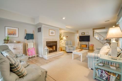 South End House | Steps to Beach Townhome with Balcony in Ocean City