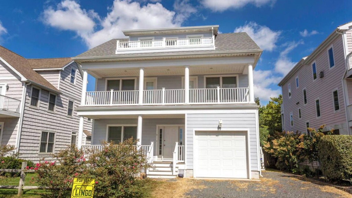 Sussex County House | Steps to Beach! Spacious Ocean Block Home w/Multiple Decks & Fast WiFi