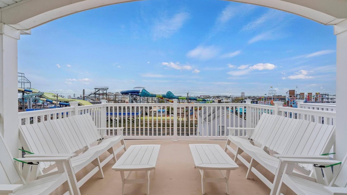 Seaside Heights House | Steps to Beach: Ocean Views, 5 Decks, 3 Cars, Loaded with Amenities!