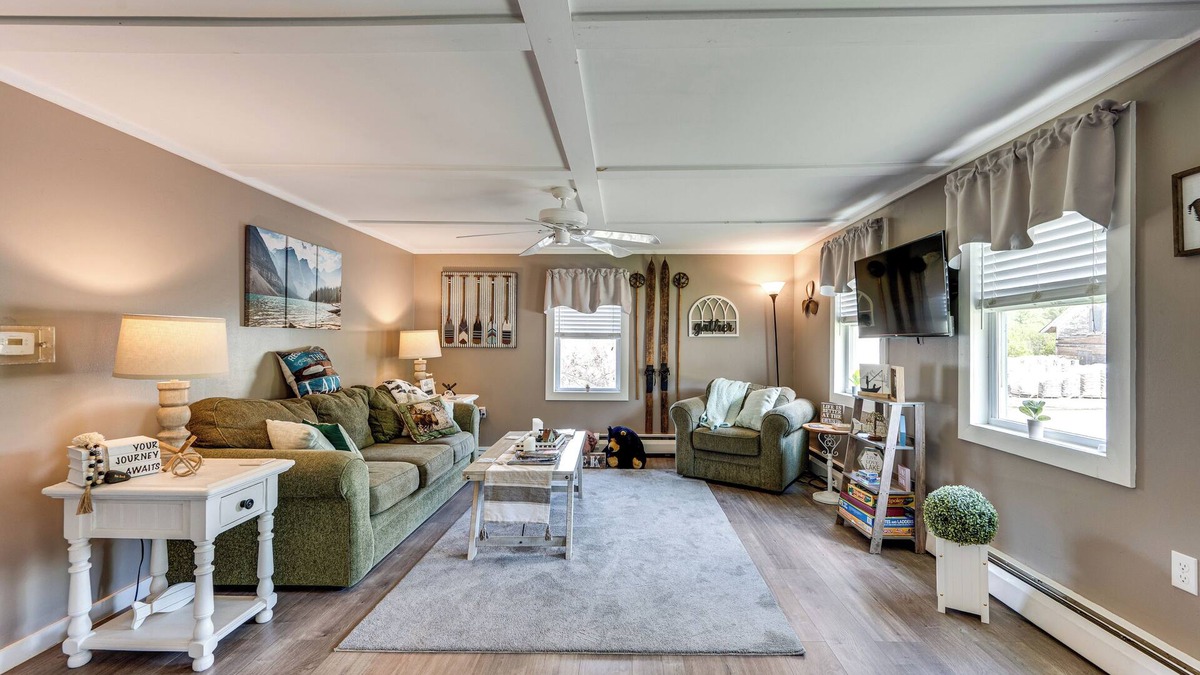Barton House | Steps to Crystal Lake: Spacious Retreat w/Views